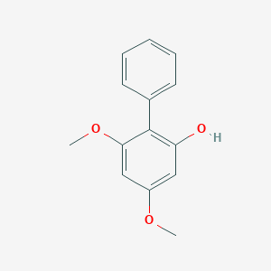 molecular formula C14H14O3 B025090 3,5-Dimethoxy-2-phenylphenol CAS No. 110784-40-2