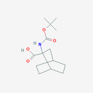 2-([(Tert-butoxy)carbonyl]amino)bicyclo[2.2.2]octane-2-carboxylic acid