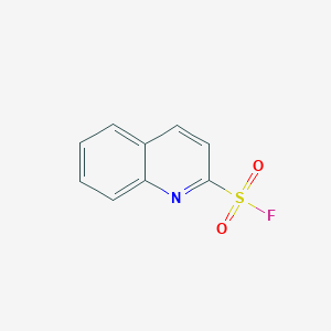 molecular formula C9H6FNO2S B2509128 Quinoline-2-sulfonyl Fluoride CAS No. 878376-36-4
