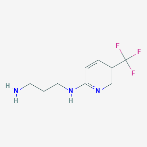 B2509143 N1-[5-(trifluoromethyl)pyridin-2-yl]propane-1,3-diamine CAS No. 92993-42-5