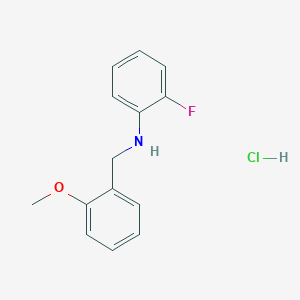 (2-Fluorophenyl)(2-methoxybenzyl)amine hydrochloride