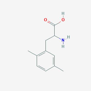 molecular formula C11H15NO2 B025093 2-Amino-3-(2,5-dimethylphenyl)propanoic acid CAS No. 103854-25-7