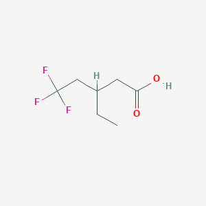 3-Ethyl-5,5,5-trifluoropentanoic acid