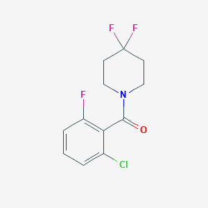(2-Chloro-6-fluorophenyl)-(4,4-difluoropiperidin-1-yl)methanone