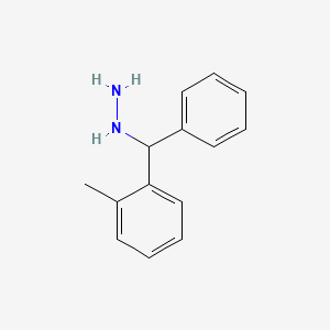 [(2-Methylphenyl)-phenylmethyl]hydrazine