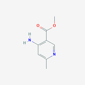 molecular formula C8H10N2O2 B2509465 Methyl 4-amino-6-methylnicotinate CAS No. 886372-01-6