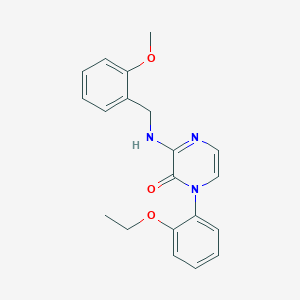 1-(2-ethoxyphenyl)-3-[(2-methoxybenzyl)amino]pyrazin-2(1H)-one
