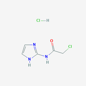 2-chloro-N-(1H-imidazol-2-yl)acetamide hydrochloride