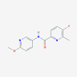 5-fluoro-N-(6-methoxypyridin-3-yl)-6-methylpyridine-2-carboxamide