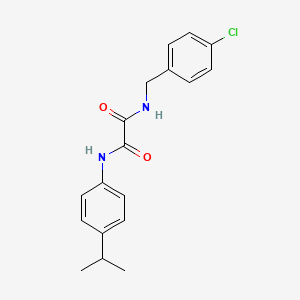 molecular formula C18H19ClN2O2 B2509570 N1-(4-chlorobenzyl)-N2-(4-isopropylphenyl)oxalamide CAS No. 904247-86-5