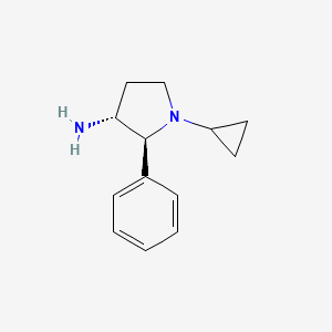(2S,3R)-1-Cyclopropyl-2-phenylpyrrolidin-3-amine
