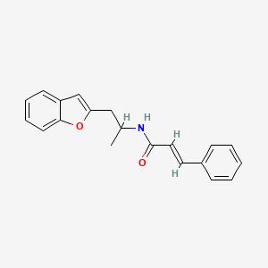N-(1-(benzofuran-2-yl)propan-2-yl)cinnamamide