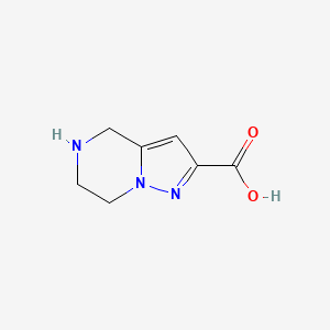 4,5,6,7-Tetrahydropyrazolo[1,5-a]pyrazine-2-carboxylic acid