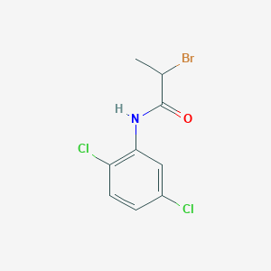 molecular formula C9H8BrCl2NO B2509637 2-bromo-N-(2,5-dichlorophenyl)propanamide CAS No. 1211486-27-9