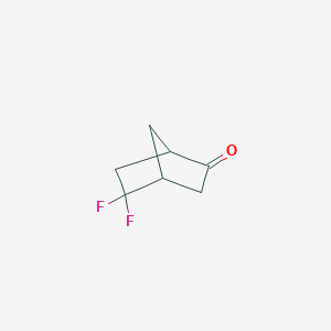 molecular formula C7H8F2O B2509641 5,5-Difluorobicyclo[2.2.1]heptan-2-one CAS No. 2253640-17-2