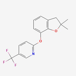 2,2-Dimethyl-7-(5-(trifluoromethyl)(2-pyridyloxy))oxaindane