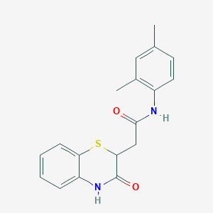 N-(2,4-Dimethylphenyl)-2-(3-oxo-3,4-dihydro-2H-1,4-benzothiazin-2-yl)acetamide