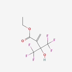 Ethyl 4,4,4-trifluoro-3-hydroxy-2-methylene-3-(trifluoromethyl)butanoate
