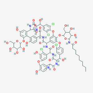 molecular formula C81H84Cl4N8O29 B025097 Kibdelin A CAS No. 103528-50-3