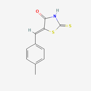 (5E)-2-mercapto-5-(4-methylbenzylidene)-1,3-thiazol-4(5H)-one