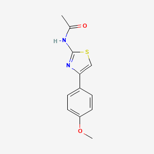 molecular formula C12H12N2O2S B2509761 N-[4-(4-methoxyphenyl)-1,3-thiazol-2-yl]acetamide CAS No. 60867-76-7