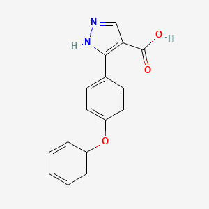 5-(4-phenoxyphenyl)-1H-pyrazole-4-carboxylic acid