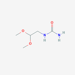 molecular formula C5H12N2O3 B2509894 N-(2,2-二甲氧基乙基)脲 CAS No. 85674-80-2