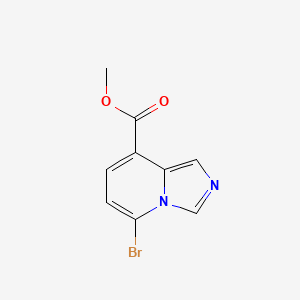 molecular formula C9H7BrN2O2 B2509904 Methyl 5-bromoimidazo[1,5-a]pyridine-8-carboxylate CAS No. 1427371-09-2