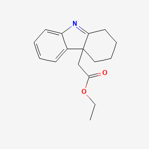 molecular formula C16H19NO2 B2509963 ethyl 2-(2,3,4,4a-tetrahydro-1H-carbazol-4a-yl)acetate CAS No. 1808094-73-6