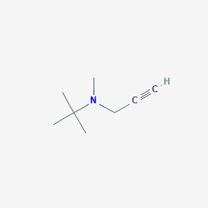 molecular formula C8H15N B2509966 tert-Butyl(methyl)(prop-2-yn-1-yl)amine CAS No. 1860435-60-4