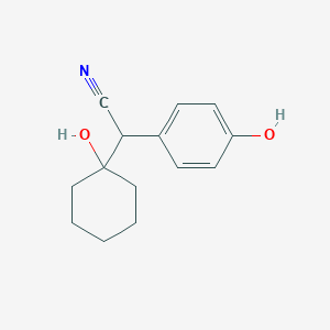2-(1-Hydroxycyclohexyl)-2-(4-hydroxyphenyl)acetonitrile