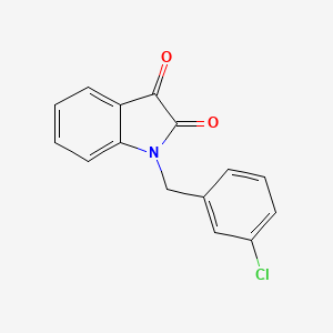 molecular formula C15H10ClNO2 B2510011 1-(3-chlorobenzyl)-1H-indole-2,3-dione CAS No. 206537-57-7