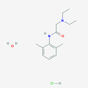 molecular formula C14H25ClN2O2 B025102 Lidocaine hydrochloride monohydrate CAS No. 6108-05-0