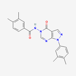 N-(1-(3,4-dimethylphenyl)-4-oxo-1H-pyrazolo[3,4-d]pyrimidin-5(4H)-yl)-3,4-dimethylbenzamide