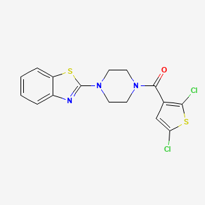 (4-(Benzo[d]thiazol-2-yl)piperazin-1-yl)(2,5-dichlorothiophen-3-yl)methanone
