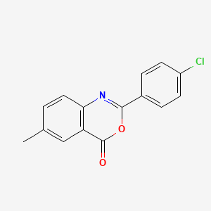 2-(4-chlorophenyl)-6-methyl-4H-3,1-benzoxazin-4-one