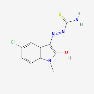 5-Chloro-1,7-dimethylindolin-2-yl-3-thiosemicarbazide, 95%