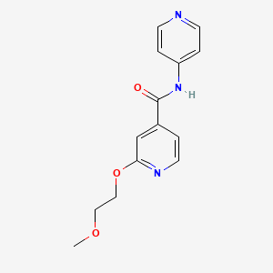 2-(2-methoxyethoxy)-N-(pyridin-4-yl)isonicotinamide