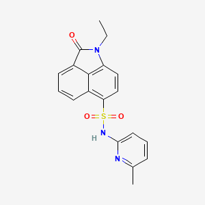 1-ethyl-N-(6-methylpyridin-2-yl)-2-oxo-1,2-dihydrobenzo[cd]indole-6-sulfonamide