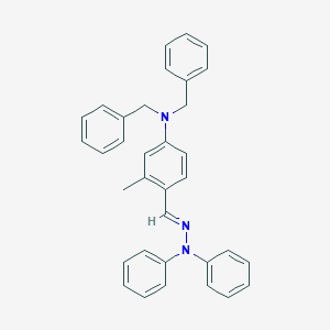 molecular formula C34H31N3 B025103 2-Methyl-4-dibenzylaminobenzaldehyde-1,1-diphenylhydrazone CAS No. 103079-11-4
