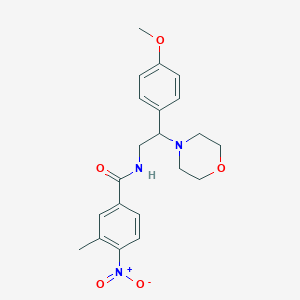 N-(2-(4-methoxyphenyl)-2-morpholinoethyl)-3-methyl-4-nitrobenzamide
