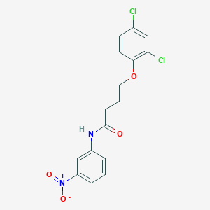 molecular formula C16H14Cl2N2O4 B2510319 4-(2,4-dichlorophenoxy)-N-(3-nitrophenyl)butanamide CAS No. 303091-86-3