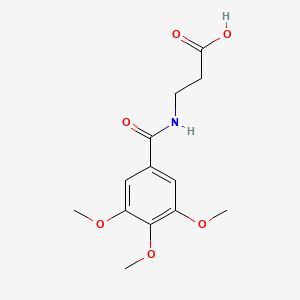 3-[(3,4,5-trimethoxybenzoyl)amino]propanoic Acid