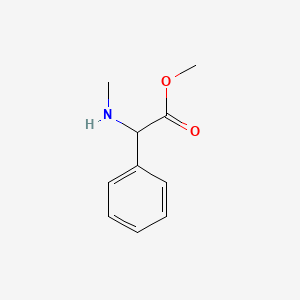 molecular formula C10H13NO2 B2510388 Methyl 2-(methylamino)-2-phenylacetate CAS No. 107635-11-0