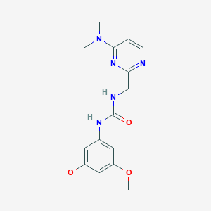 1-(3,5-Dimethoxyphenyl)-3-((4-(dimethylamino)pyrimidin-2-yl)methyl)urea