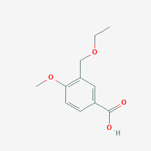 molecular formula C11H14O4 B2510446 3-(Ethoxymethyl)-4-methoxybenzoic acid CAS No. 723265-09-6