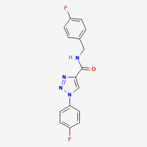 N-(4-fluorobenzyl)-1-(4-fluorophenyl)-1H-1,2,3-triazole-4-carboxamide