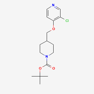 B2510604 Tert-butyl 4-[(3-chloropyridin-4-yl)oxymethyl]piperidine-1-carboxylate CAS No. 2379987-87-6