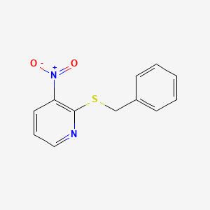 molecular formula C12H10N2O2S B2510680 2-(Benzylthio)-3-nitropyridine CAS No. 69212-31-3
