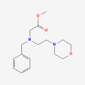 molecular formula C16H24N2O3 B2510709 Methyl 2-{benzyl[2-(morpholin-4-yl)ethyl]amino}acetate CAS No. 1803581-07-8
